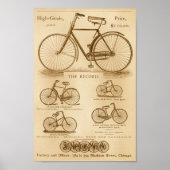 Vintages Peerless Bicycles und Art Poster (Vorne)