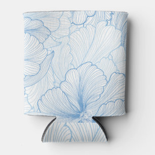 Vintages Peony: Blumenmuster - nahtloses Muster Dosenkühler