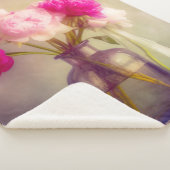 Vintages Peony Bouquet in Glass Vases Sherpadecke (3/4)