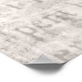 Vintages Pergament - Blank für antike Textvorlage Poster (Ecke)