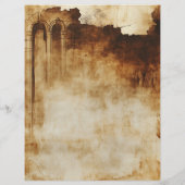 Vintages Pergament Christliches Bibelgebet Journal (Rückseite)