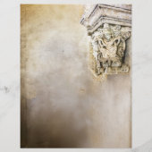 Vintages Pergament im frühen Mittelalter (Rückseite)