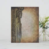 Vintages Pergament im frühen Mittelalter (Stehend Vorderseite)