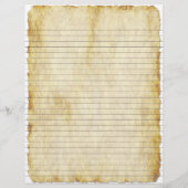Vintages Pergament (Look) Beilage (Rückseite)