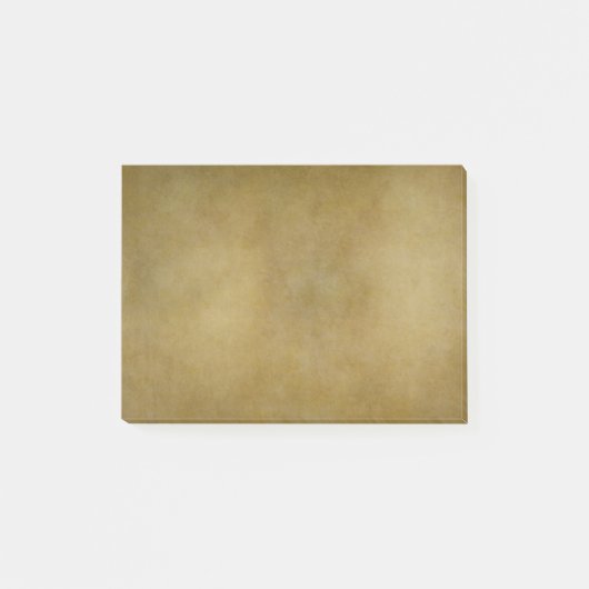 Vintages Pergament-personalisierte Schablone Post-it Klebezettel (Vorderseite)