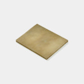 Vintages Pergament-personalisierte Schablone Post-it Klebezettel (angewinkelt)