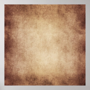 Vintages Pergament Vorgeschichte Papier kundenspez Poster