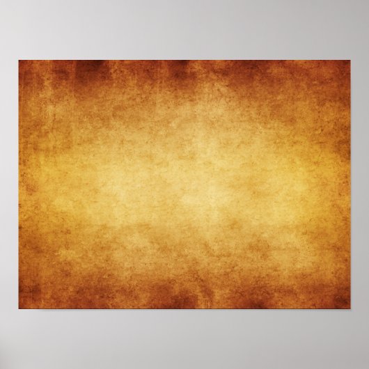 Vintages Pergament Vorgeschichte Papier kundenspez Poster (Vorne)