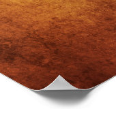 Vintages Pergament Vorgeschichte Papier kundenspez Poster (Ecke)