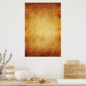 Vintages Pergament Vorgeschichte Papier kundenspez Poster (Küche)
