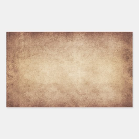 Vintages Pergament Vorgeschichte Papier kundenspez Rechteckiger Aufkleber (Vorderseite)