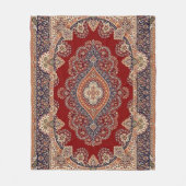 Vintages Perserstil-Ziermuster Fleecedecke (Vorderseite)
