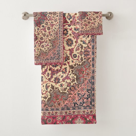 Vintages Perserteppichmuster Badhandtuch Set (Insitu)