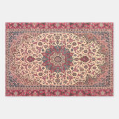 Vintages Perserteppichmuster Geschenkpapier Set (Vorderseite 3)