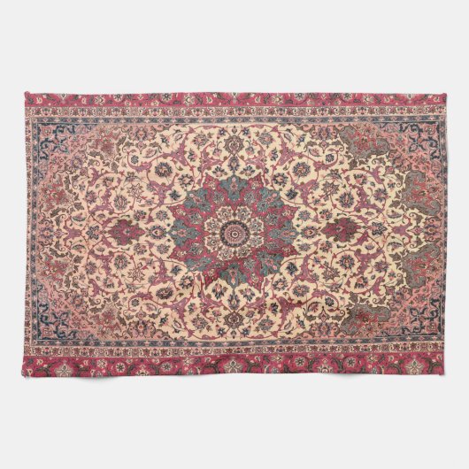 Vintages Perserteppichmuster Geschirrtuch (Horizontal)