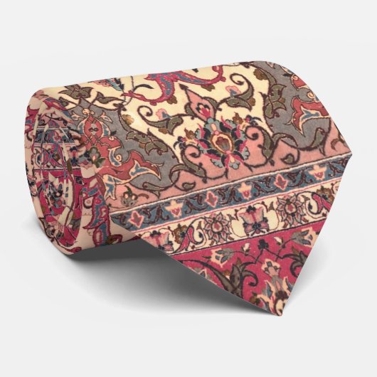 Vintages Perserteppichmuster Krawatte (Gerollt)