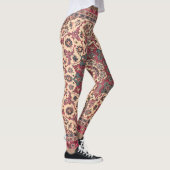 Vintages Perserteppichmuster Leggings (Rechts)