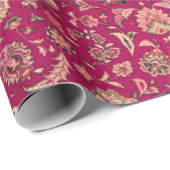 Vintages Persisches Floral-Muster Geschenkpapier (Rolleneckpunkt)