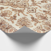 Vintages Persisches Rugmuster Geschenkpapier (Ecke)