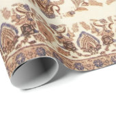 Vintages Persisches Rugmuster Geschenkpapier (Rolleneckpunkt)