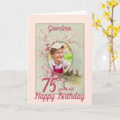 Vintages Personalisiertes Blumenalter Geburtstag F Karte (Gelbe Blume)