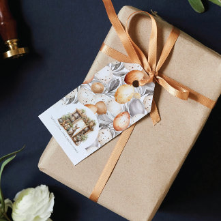 Vintages Personalisiertes Osterkaninchen Geschenkanhänger