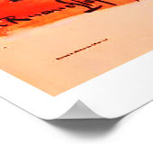 Vintages Peru-Reiseplakat Poster (Ecke)