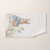 Vintages Peter-Hasen mit Blume Badhandtuch Set (Handtuch)