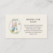 Vintages Peter Kaninchen Kinderdusche Buchanfrage Begleitkarte (Vorderseite)