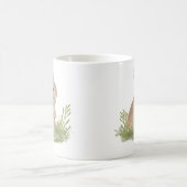Vintages Peter Kaninchen mit Blume Kaffee Tasse (Mittel)