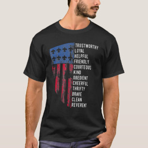 Vintages Pfadfindergesetz T-Shirt