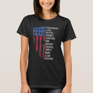 Vintages Pfadfindergesetz T-Shirt