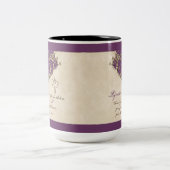 Vintages Pfau & Etchings Hindu-Hochzeitsgeschenk Zweifarbige Tasse (Mittel)