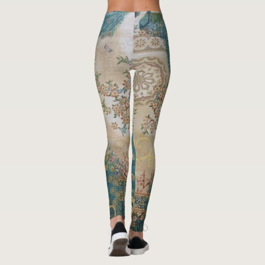 Vintages Pfau - Leggings (Rückseite)