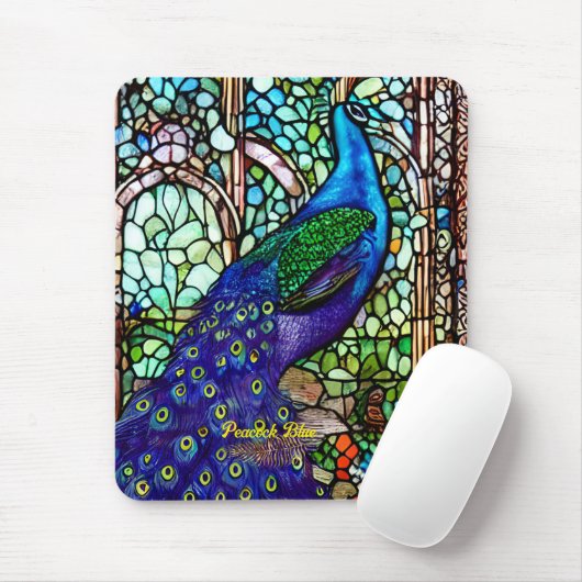 Vintages Pfauenglas Mousepad (Mit Mouse)