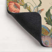 Vintages Pfauenmuster Farbenfrohe Kunst Mousepad (Ecke)