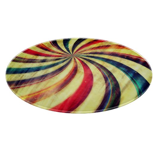 Vintages Pfefferminzzzelt Schneidebrett (Ecke)