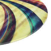 Vintages Pfefferminzzzelt Schneidebrett (Ecke)