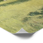 Vintages Pferd Das erste Treffen Reittier Poster (Ecke)