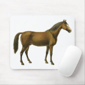 Vintages Pferd Mousepad (Mit Mouse)