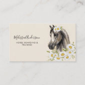 Vintages Pferd Personalisierte Pferde Visitenkarte (Vorderseite)