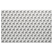 Vintages Pferd Stehend Stoff (Fat Quarter (45,7 x 55,9 cm))