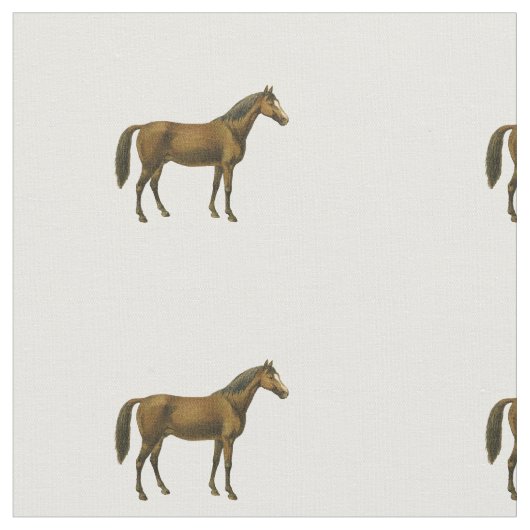 Vintages Pferd Stoff (Nahaufnahme)