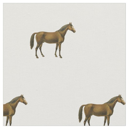 Vintages Pferd Stoff (Nahaufnahme)