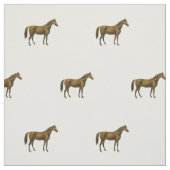 Vintages Pferd Stoff (Muster)