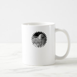 Vintages Pferdemodell Sternexplosion ?Black and Wh Kaffeetasse