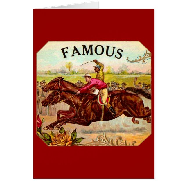 Vintages Pferderennen (Vorne)