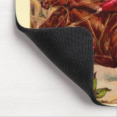 Vintages Pferderennen Mousepad (Ecke)