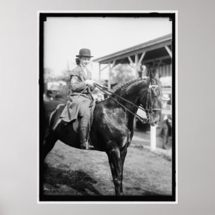 Vintages Pferdeshow-Foto 1916 Poster