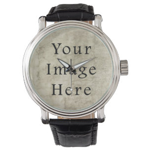 Vintages Pflasterpapier Armbanduhr